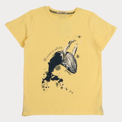 تیشرت‏ یکرو اسلپ ‏سرشانه ‏برگشته (ست با کد 1926)