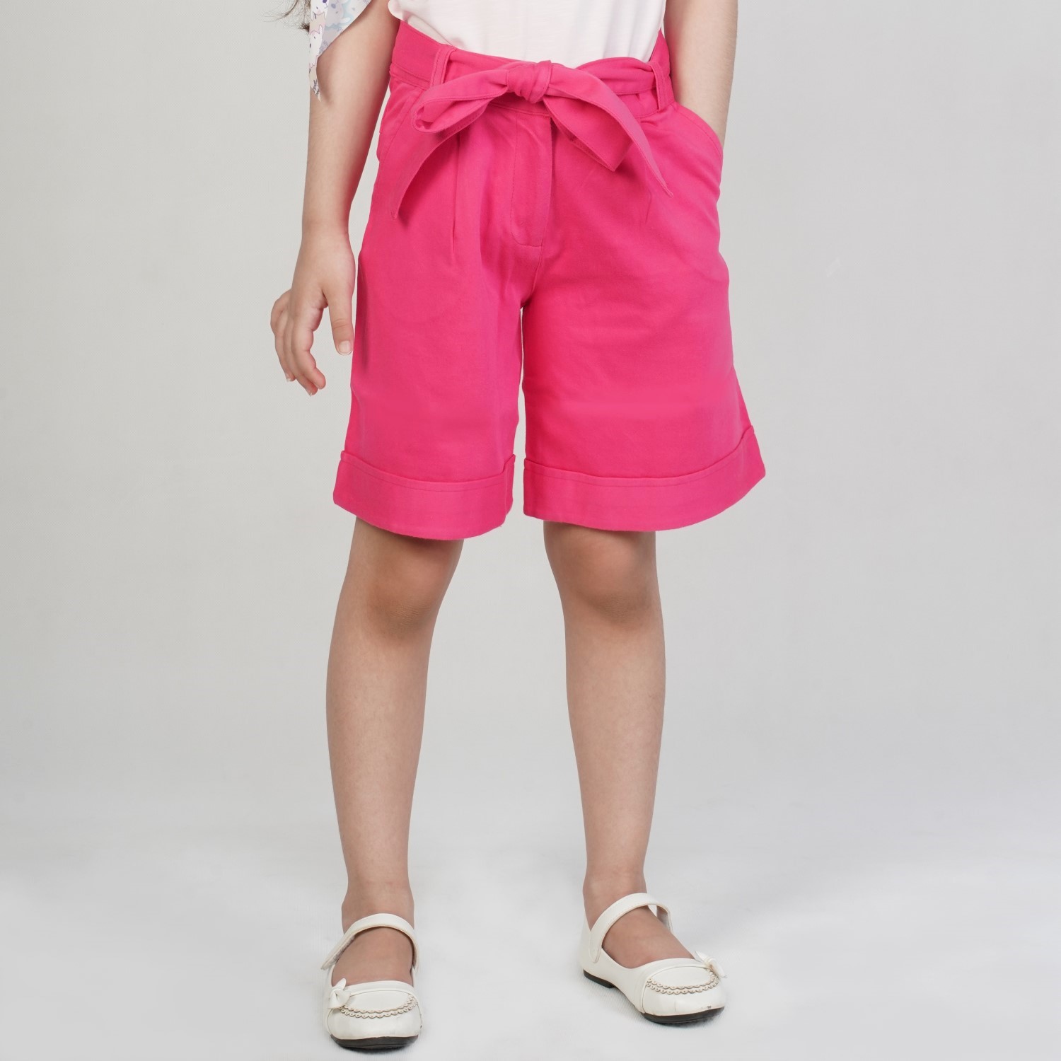 شلوارک‏ کتان‏ دمپا پاکتی (ست با کد 1887)