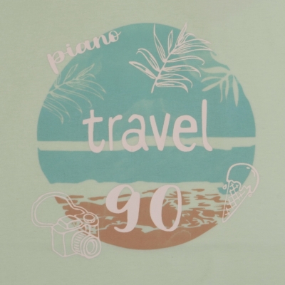 تیشرت‏ یکرو لایکرا سرشانه‏ برش‏ دار