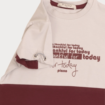 تیشرت ‏یکرو لایکرا آستین گت دار