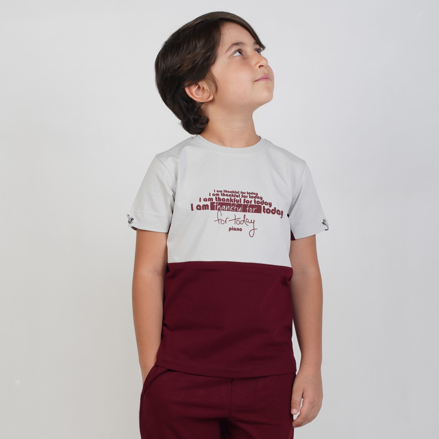 تیشرت ‏یکرو لایکرا آستین گت دار