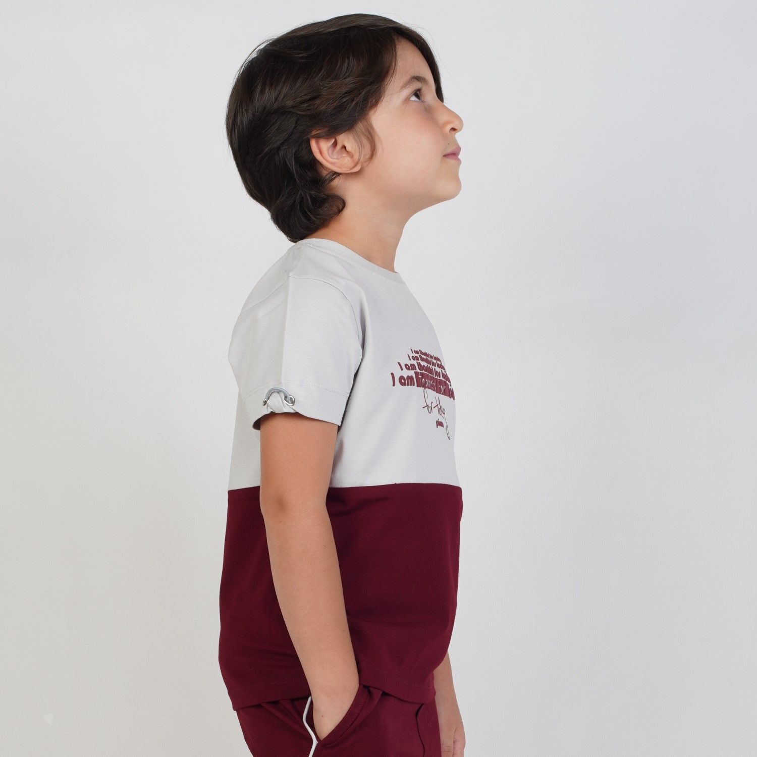 تیشرت ‏یکرو لایکرا آستین گت دار