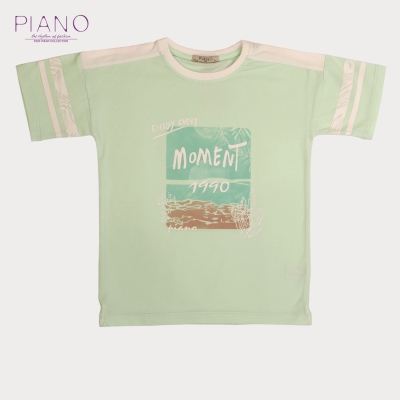 تیشرت‏ یکرو لایکرا سرشانه‏ برش‏ دار