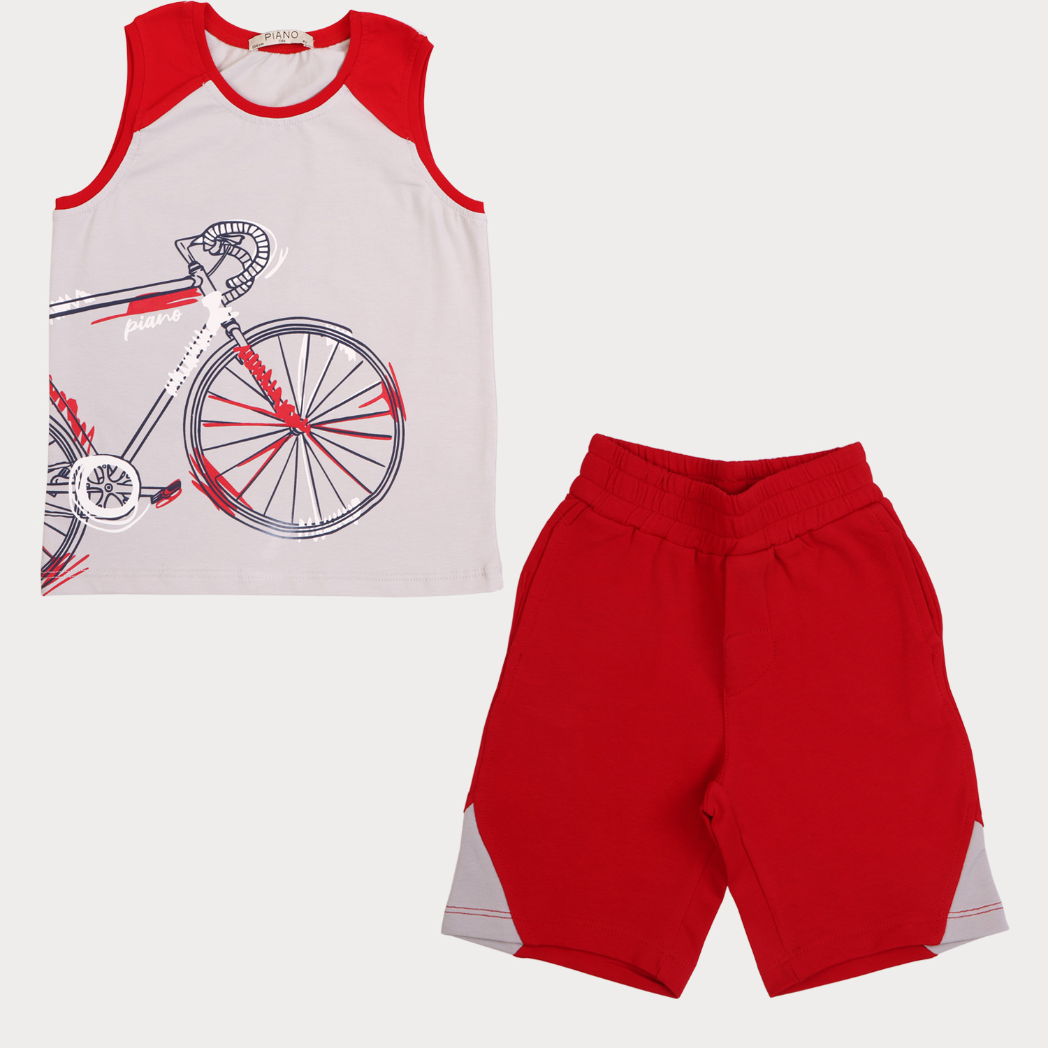 تاپ‏ و شلوارک‏ یکرو لایکرا و دورس ‏دو نخ