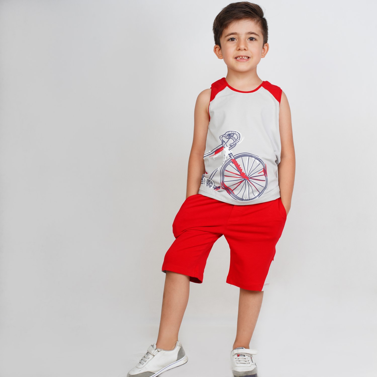 تاپ‏ و شلوارک‏ یکرو لایکرا و دورس ‏دو نخ