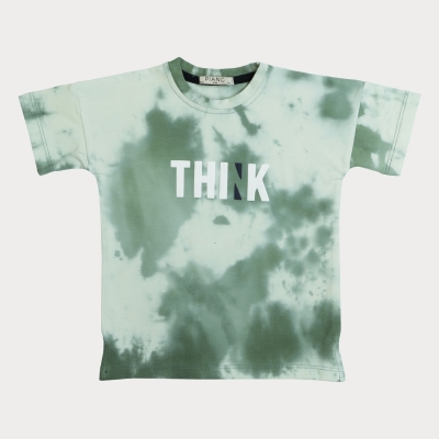 تیشرت ‏یکرو لایکرا ابر و بادی ‏دمپا چاک ‏دار