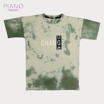 تیشرت ‏یکرو لایکرا ابر و بادی ‏دمپا چاک ‏دار