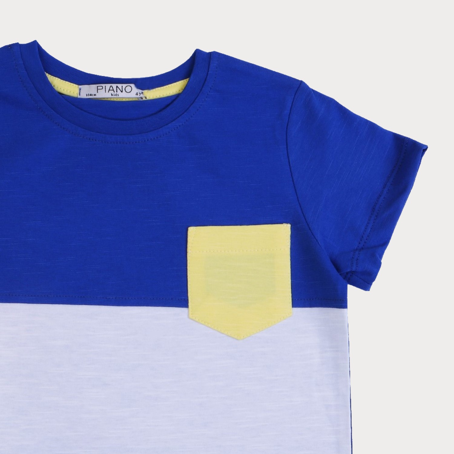 تیشرت ‏یکرو اسلپ ‏با برش‏ و جیب