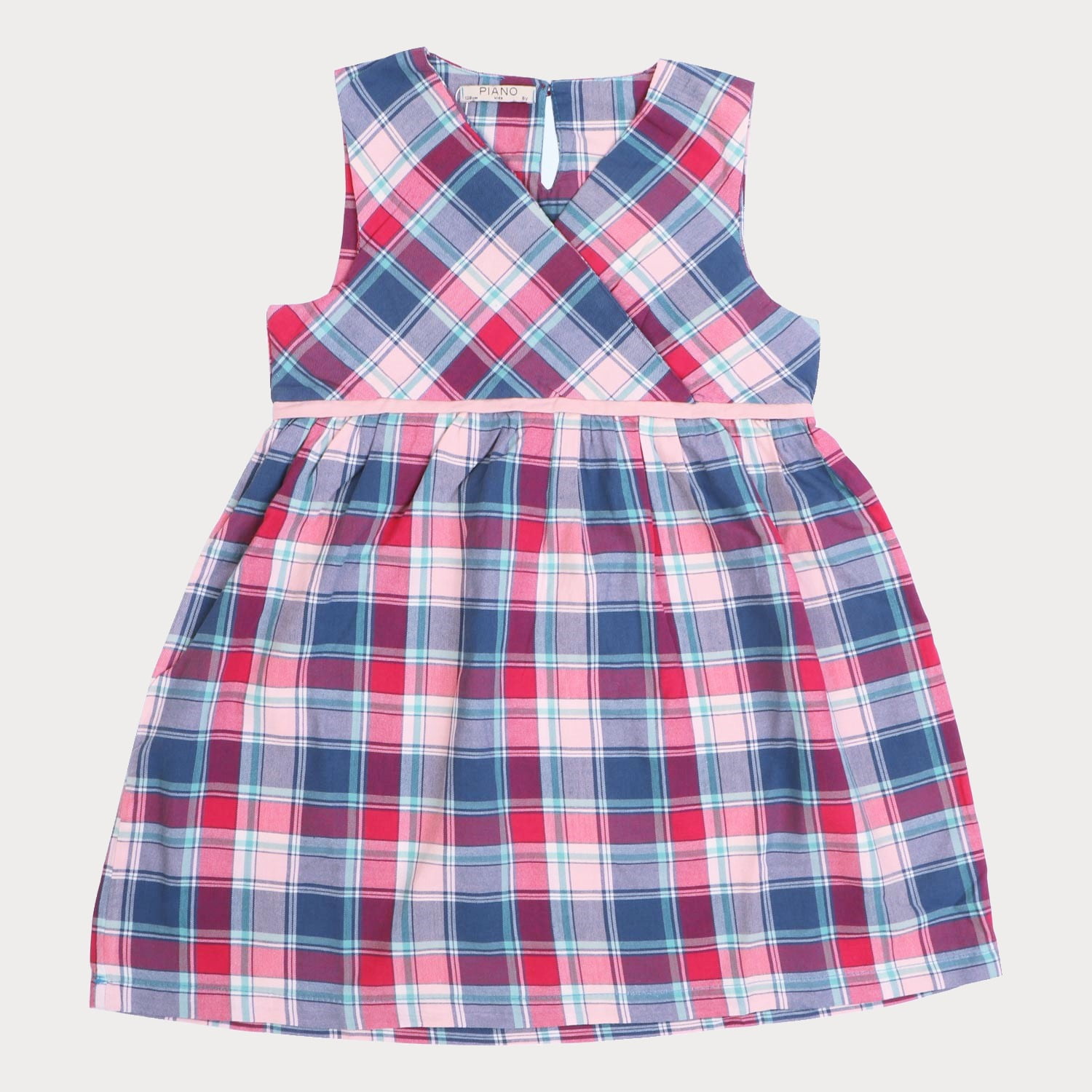 پیراهن‏ دنیم ‏چهارخانه ‏پیش‏ چپ‏ و ‏راستی