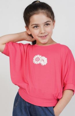 بلوز ویسکوز آستین کوتاه ‏کیمونو