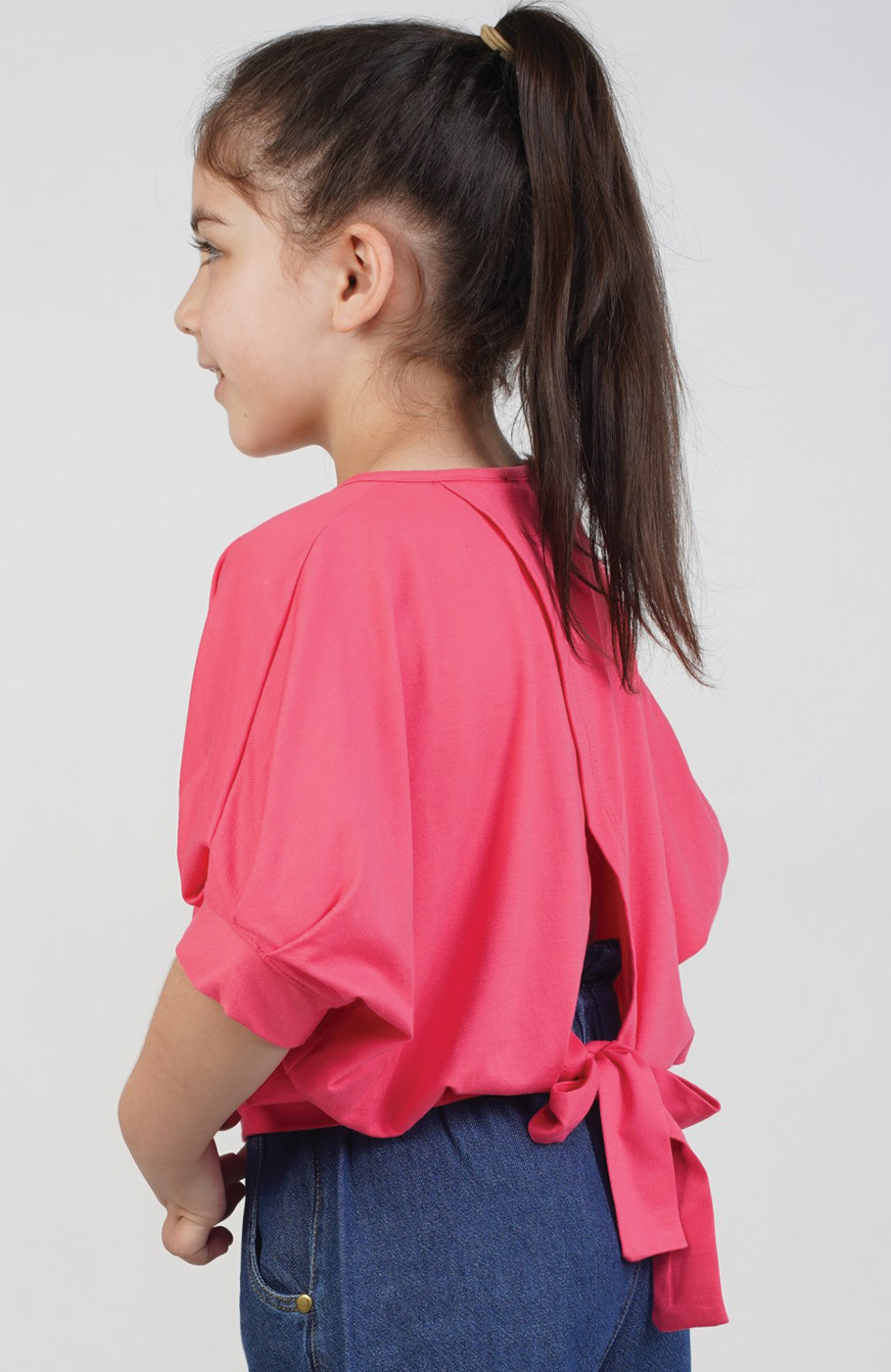 بلوز ویسکوز آستین کوتاه ‏کیمونو