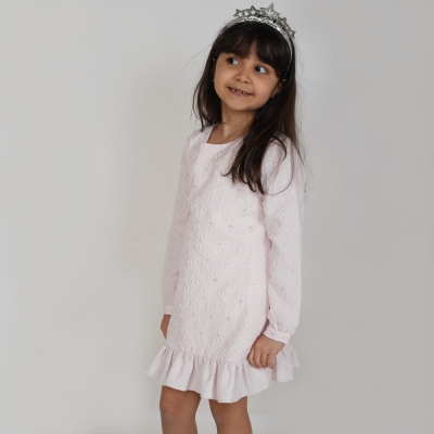 پیراهن ژاکارد گلدار