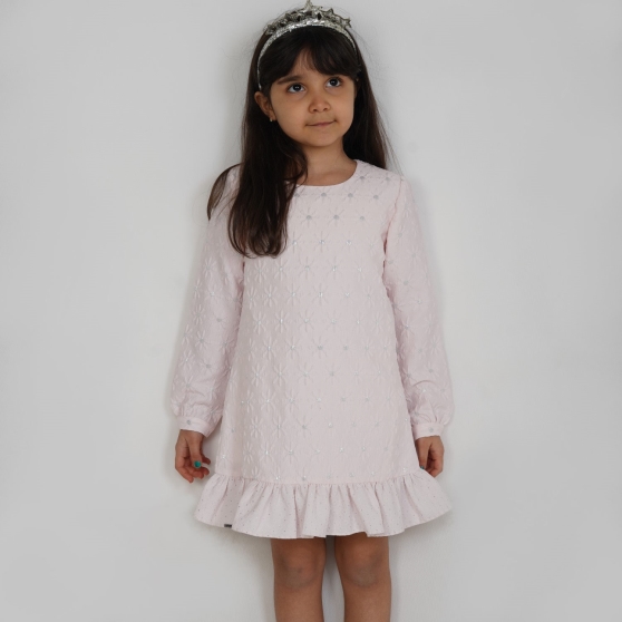 پیراهن ژاکارد گلدار