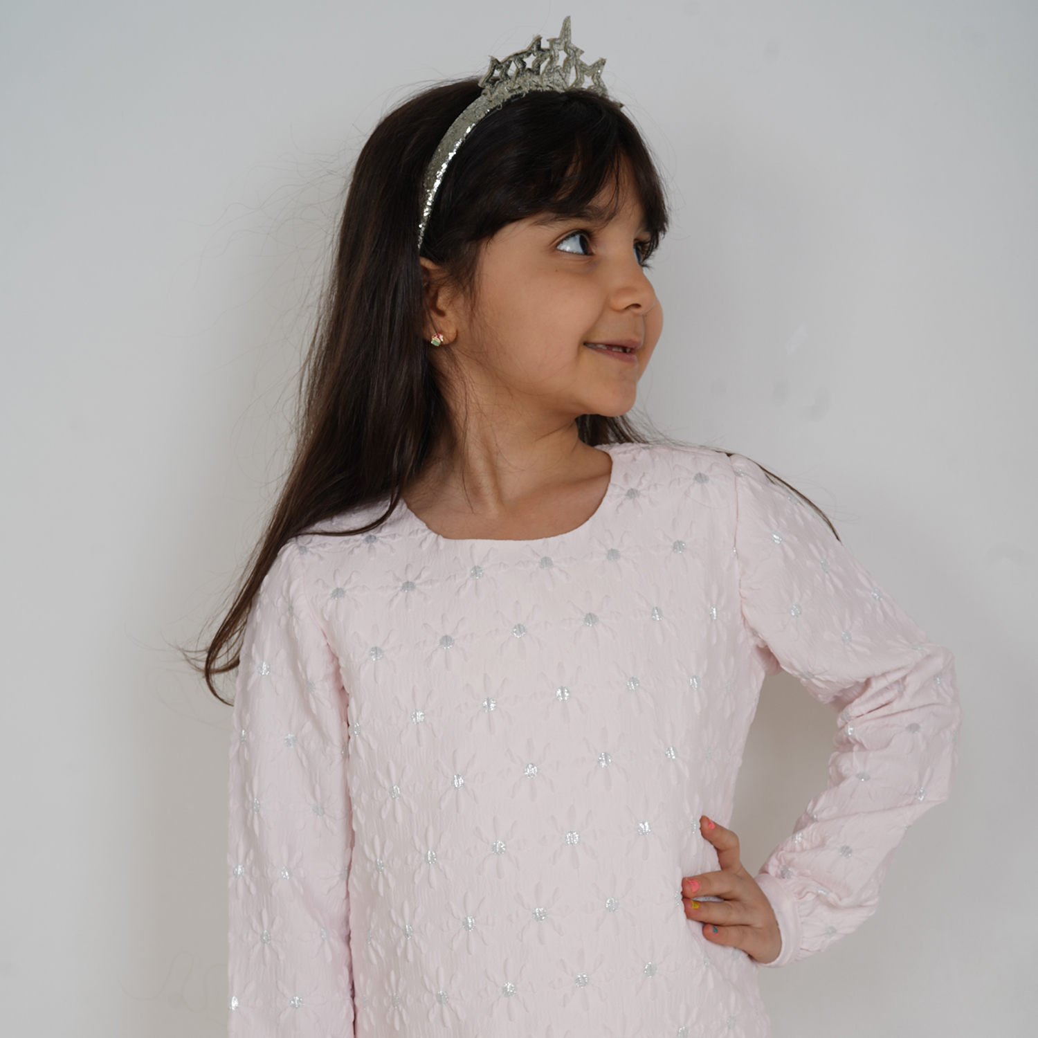 پیراهن ژاکارد گلدار