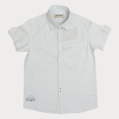 شومیز لینن ‏اسلپ ‏یقه ‏کلاسیک