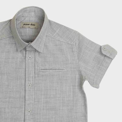 شومیز لینن ‏اسلپ ‏یقه ‏کلاسیک