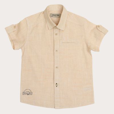 شومیز لینن ‏اسلپ ‏یقه ‏کلاسیک