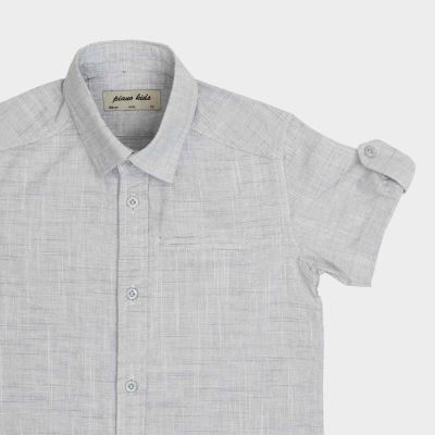 شومیز لینن ‏اسلپ ‏یقه ‏کلاسیک