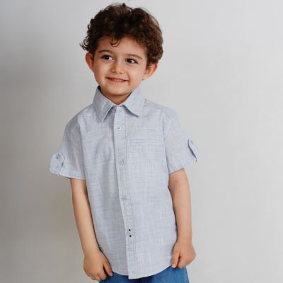 شومیز لینن ‏اسلپ ‏یقه ‏کلاسیک