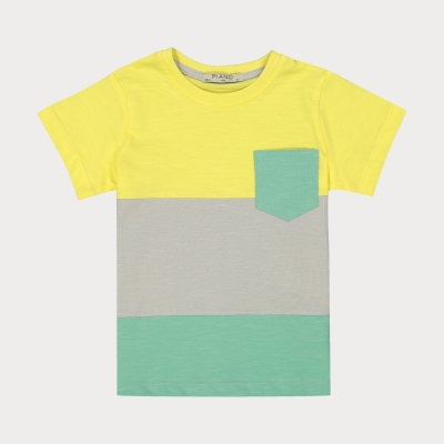 تیشرت ‏یکرو اسلپ ‏با برش‏ و جیب