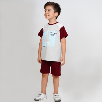 تیشرت و شلوارک ‏یکرو لایکرا ‏و دورس‏ دو نخ