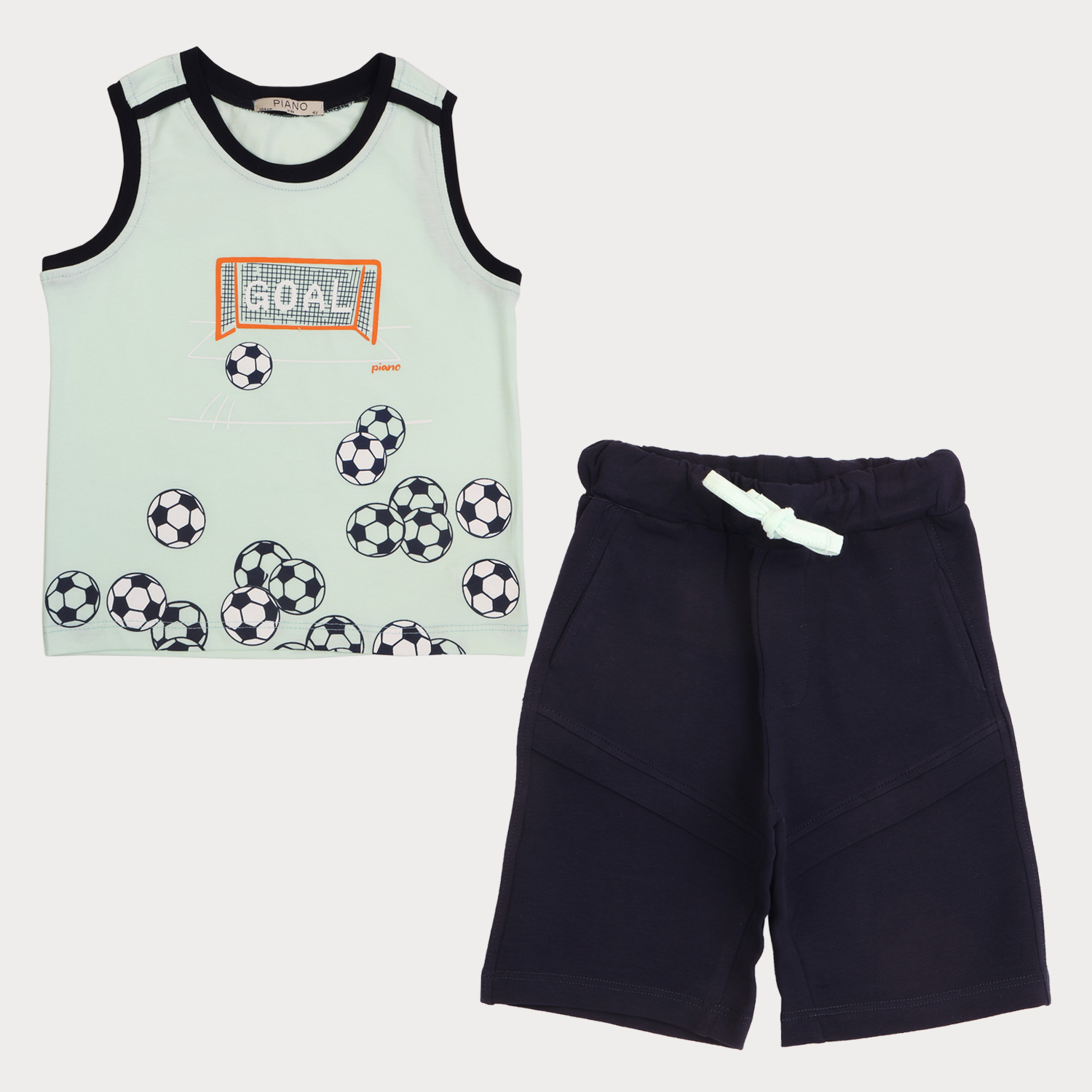 تاپ و شلوارک‏ یکرو لایکرا‏ و دورس ‏دو نخ