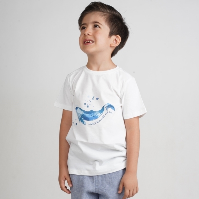 تیشرت‏ یکرو اسلپ ‏سرشانه ‏برگشته (ست با کد 1925)