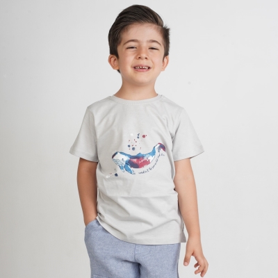 تیشرت‏ یکرو اسلپ ‏سرشانه ‏برگشته (ست با کد 1925)