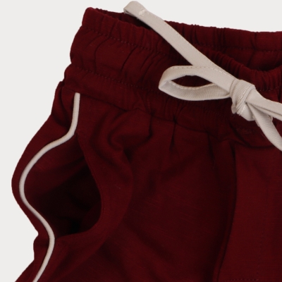 شلوارک‏ یکرو اسلپ ‏پهلو مغزی‏ دار (ست با کد 1924)