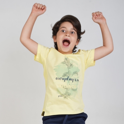 تیشرت‏ یکرو اسلپ ‏پهلو برش ‏دار