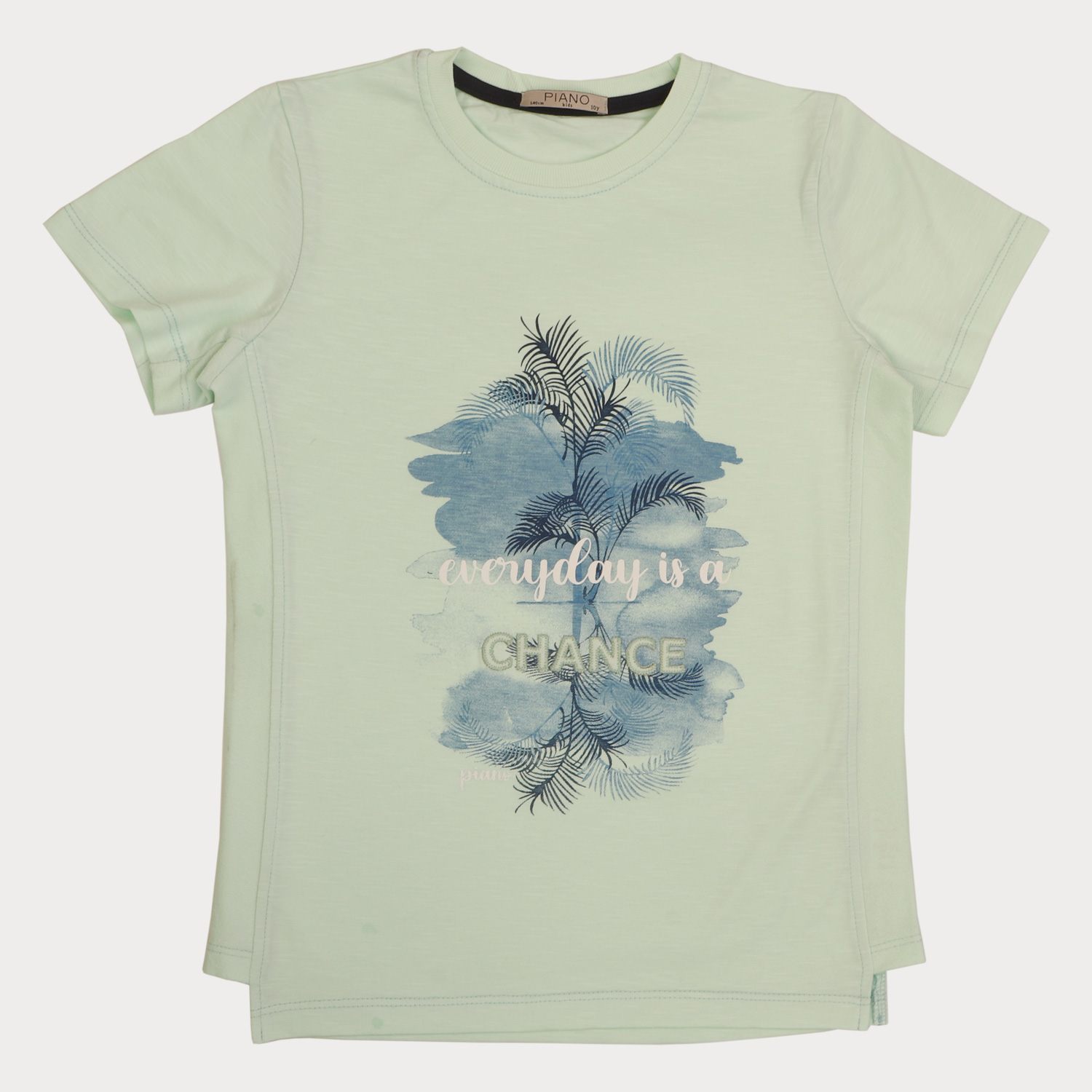 تیشرت‏ یکرو اسلپ ‏پهلو برش ‏دار