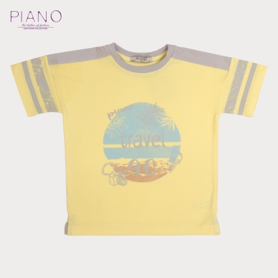 تیشرت‏ یکرو لایکرا سرشانه‏ برش‏ دار