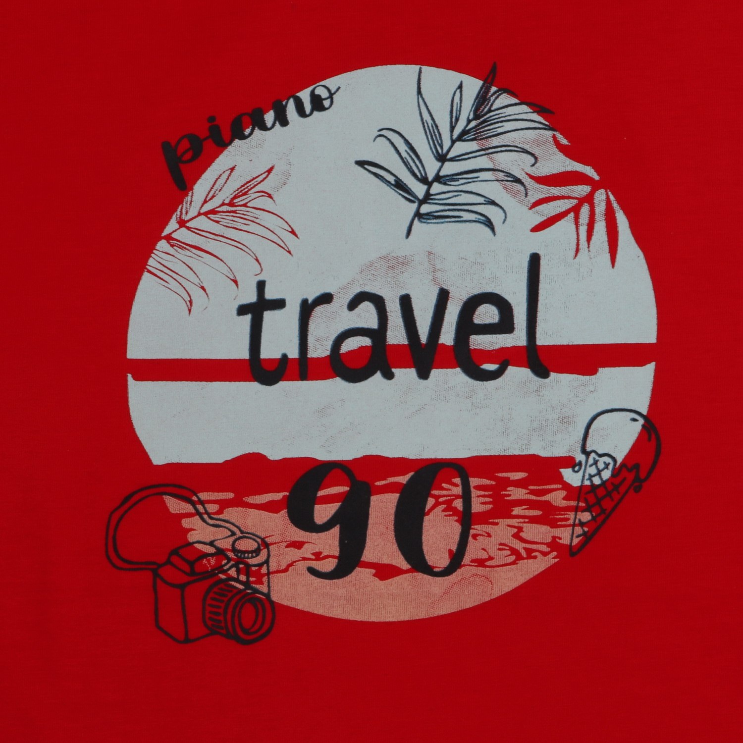 تیشرت‏ یکرو لایکرا سرشانه‏ برش‏ دار