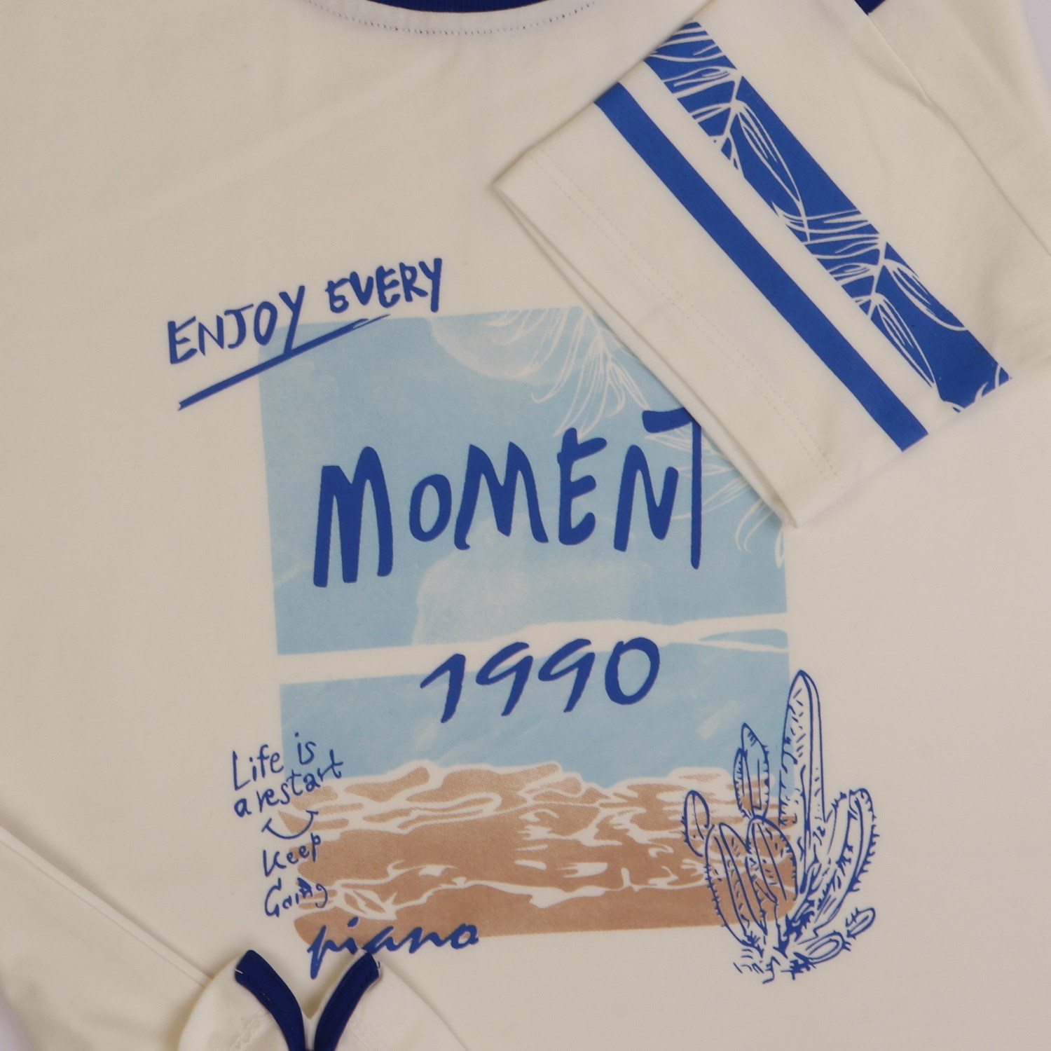 تیشرت‏ یکرو لایکرا سرشانه‏ برش‏ دار