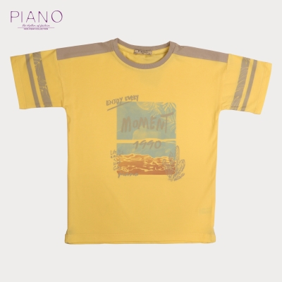 تیشرت‏ یکرو لایکرا سرشانه‏ برش‏ دار