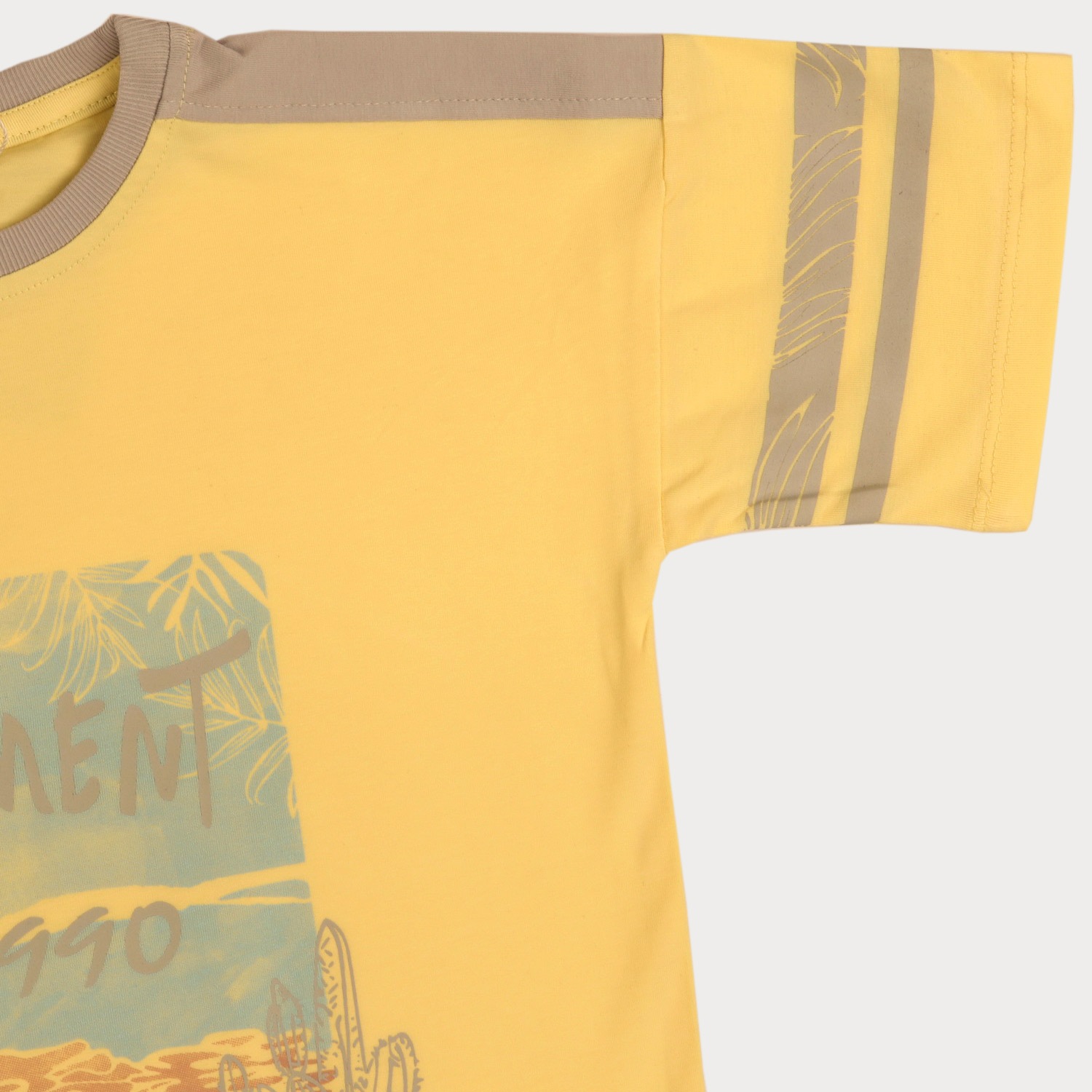 تیشرت‏ یکرو لایکرا سرشانه‏ برش‏ دار