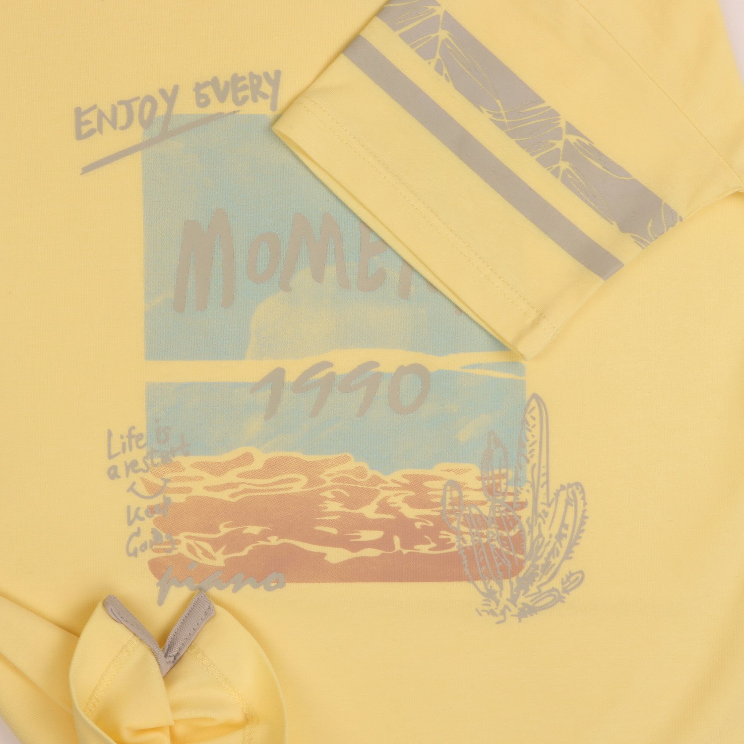 تیشرت‏ یکرو لایکرا سرشانه‏ برش‏ دار