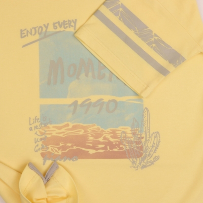 تیشرت‏ یکرو لایکرا سرشانه‏ برش‏ دار