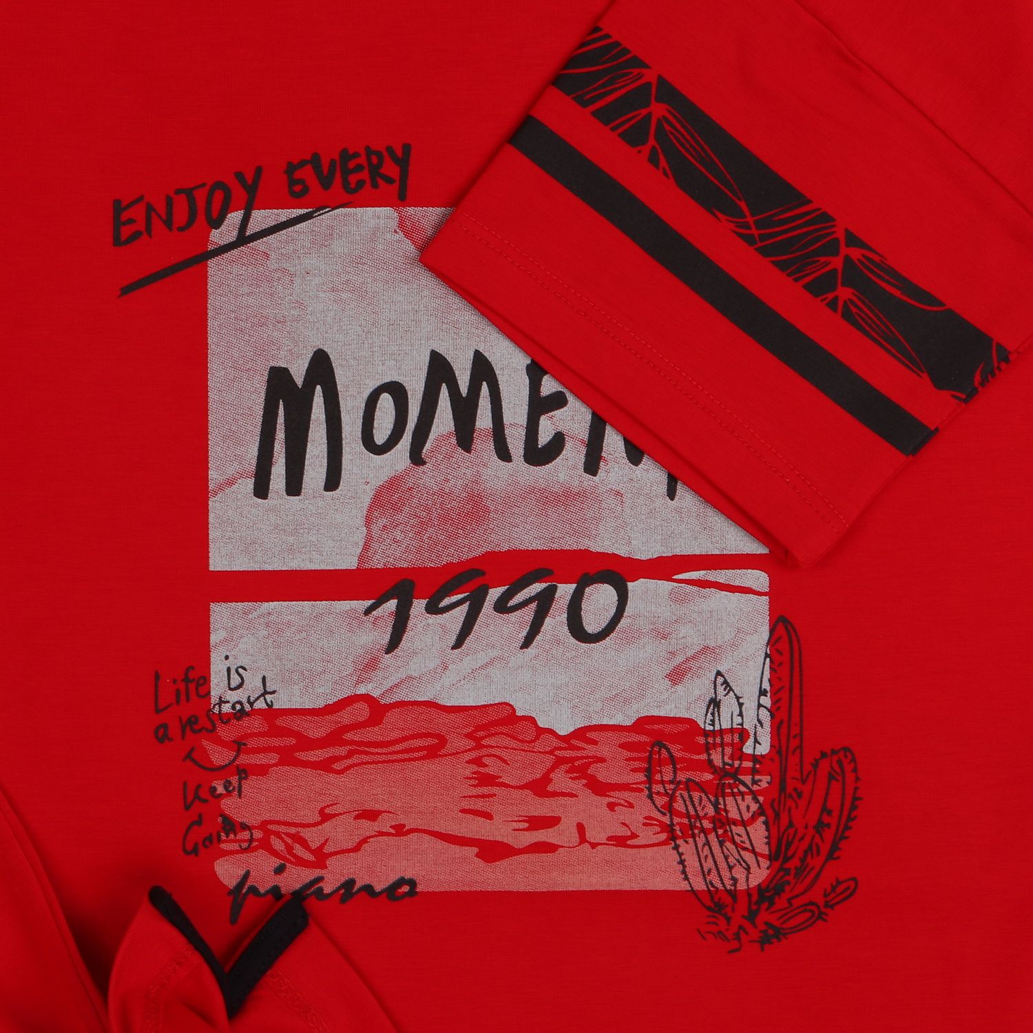 تیشرت‏ یکرو لایکرا سرشانه‏ برش‏ دار