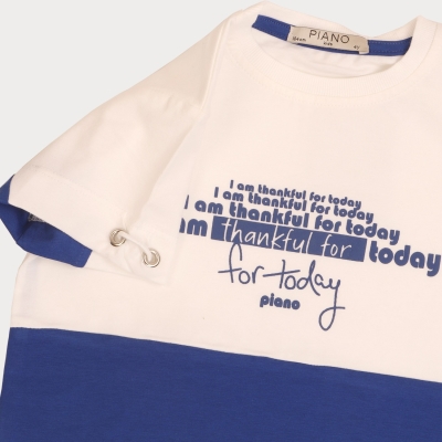 تیشرت ‏یکرو لایکرا آستین گت دار