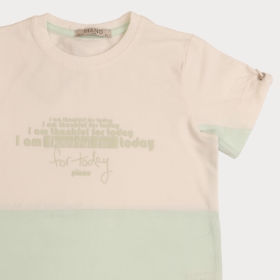 تیشرت ‏یکرو لایکرا آستین گت دار