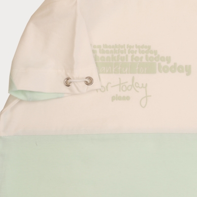 تیشرت ‏یکرو لایکرا آستین گت دار