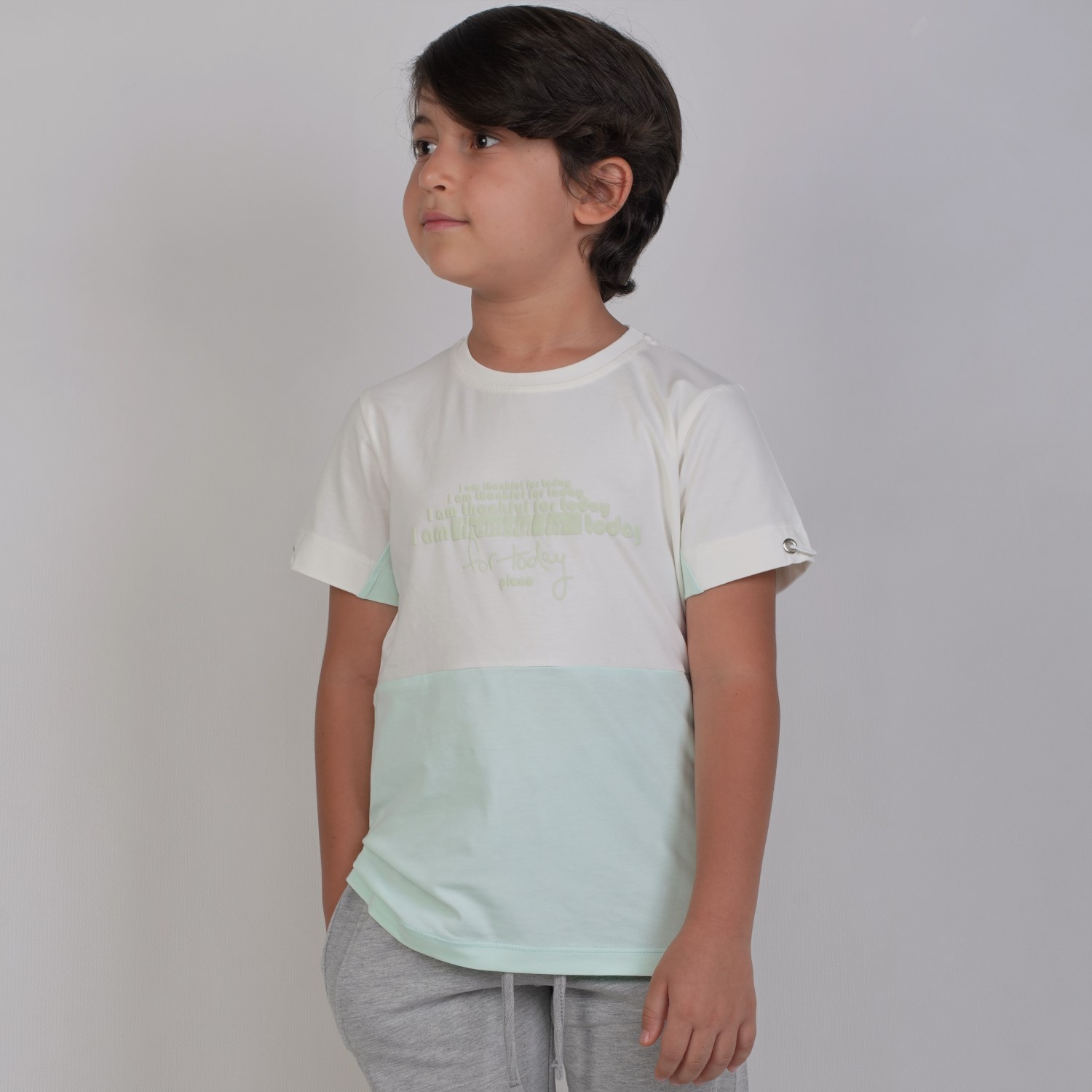 تیشرت ‏یکرو لایکرا آستین گت دار