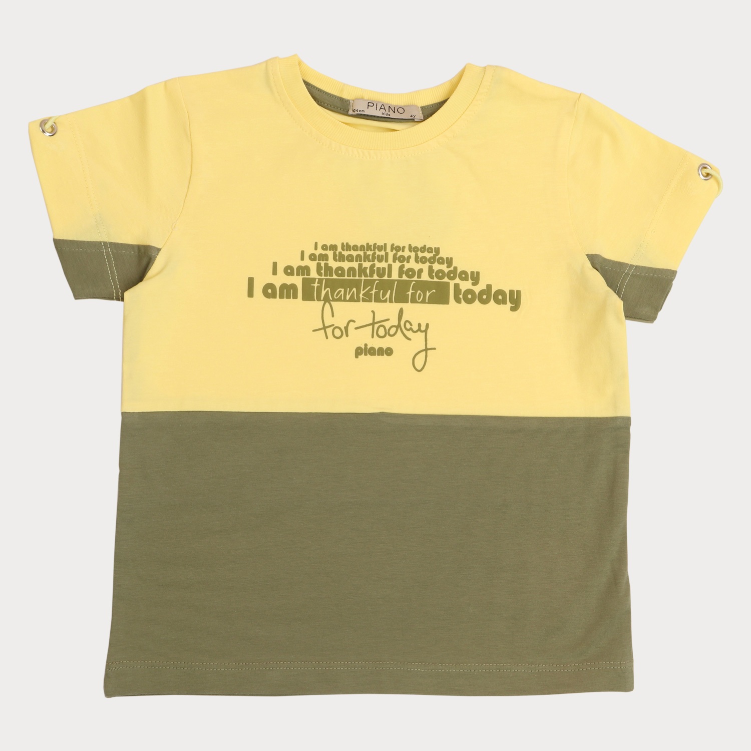 تیشرت ‏یکرو لایکرا آستین گت دار