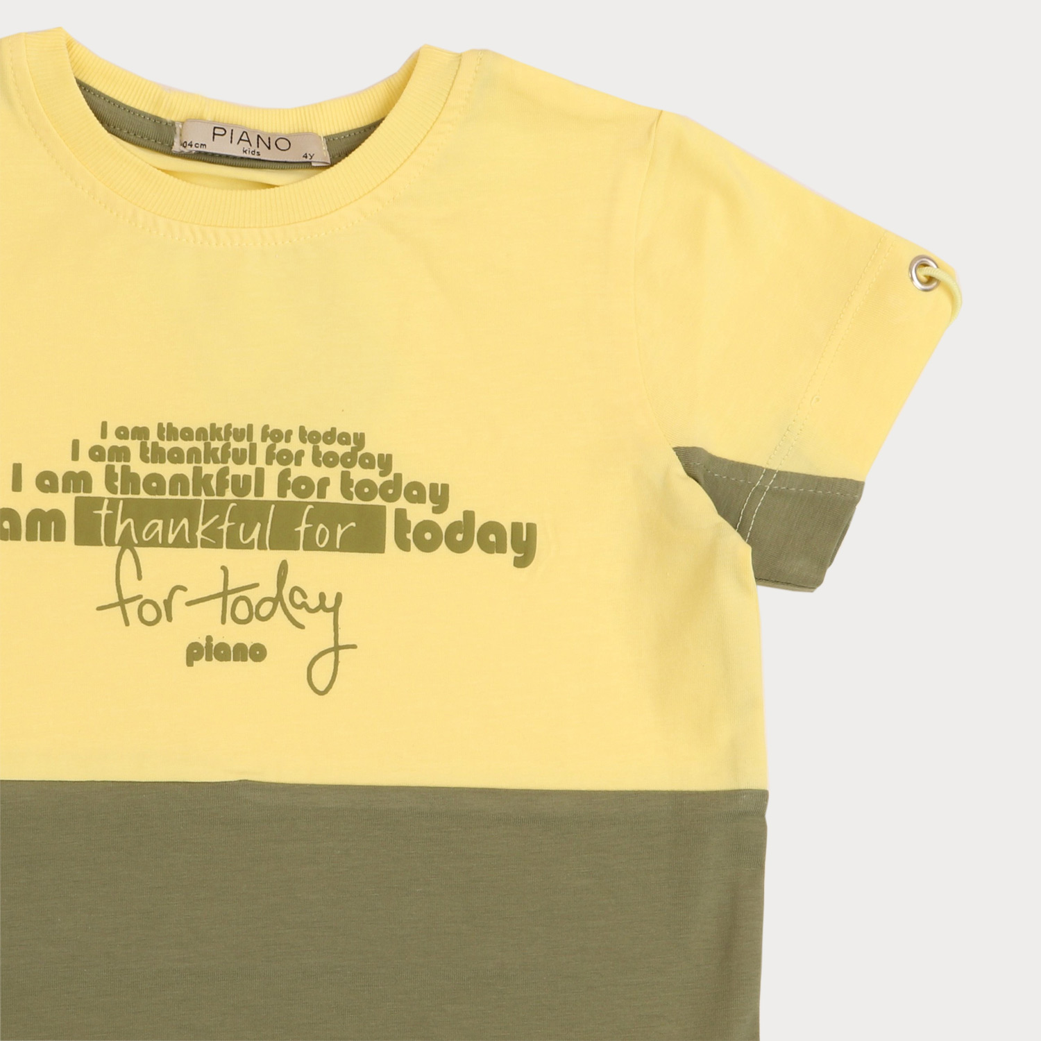 تیشرت ‏یکرو لایکرا آستین گت دار