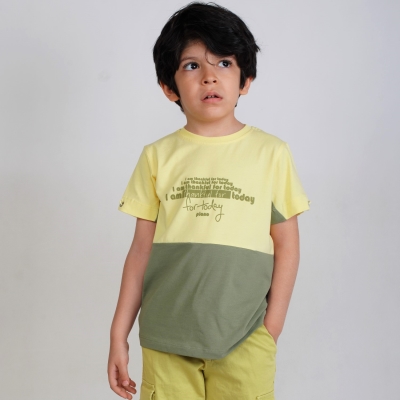 تیشرت ‏یکرو لایکرا آستین گت دار