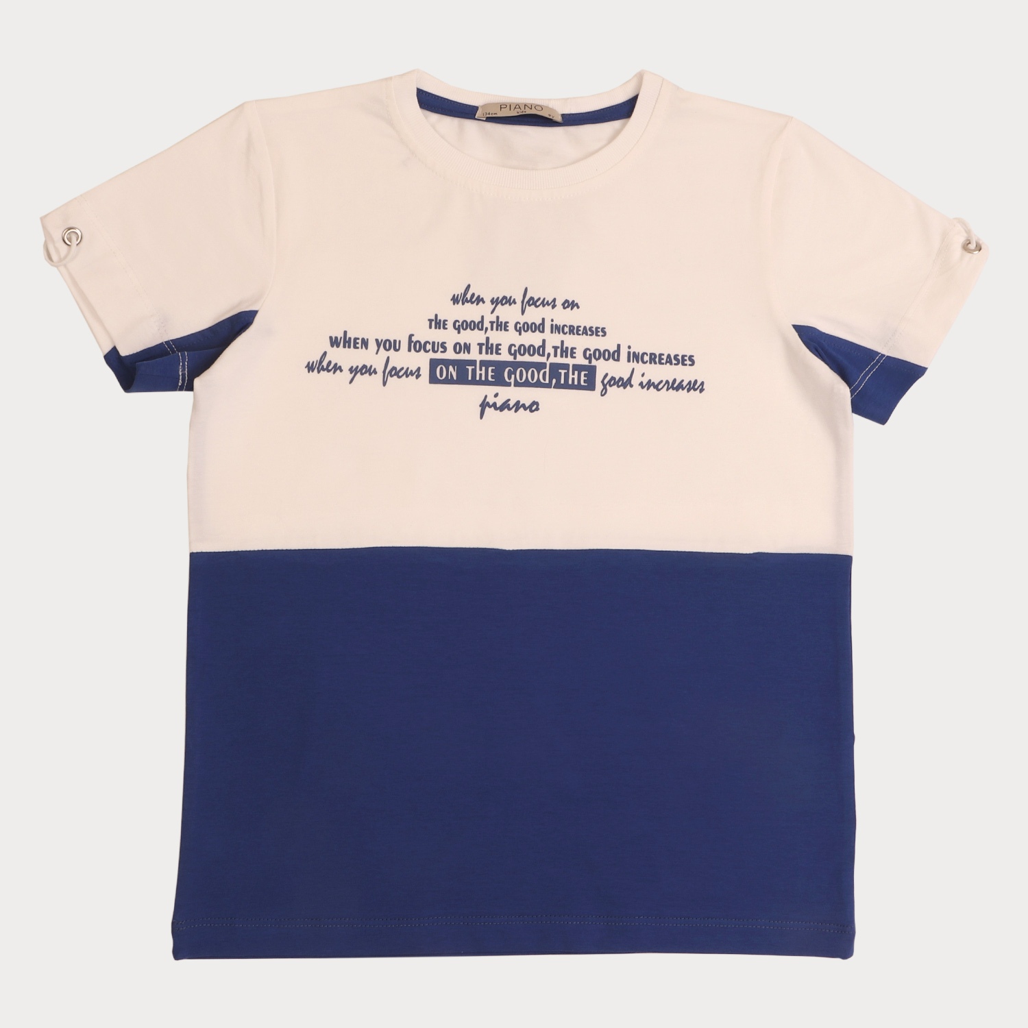 تیشرت ‏یکرو لایکرا آستین گت دار