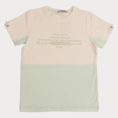 تیشرت ‏یکرو لایکرا آستین گت دار