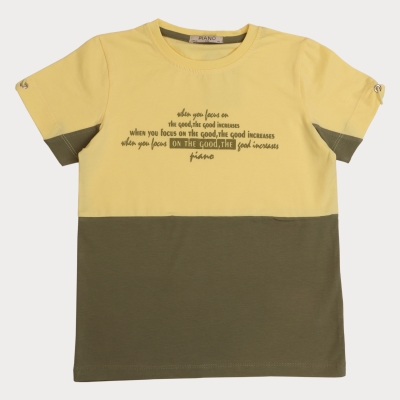 تیشرت ‏یکرو لایکرا آستین گت دار