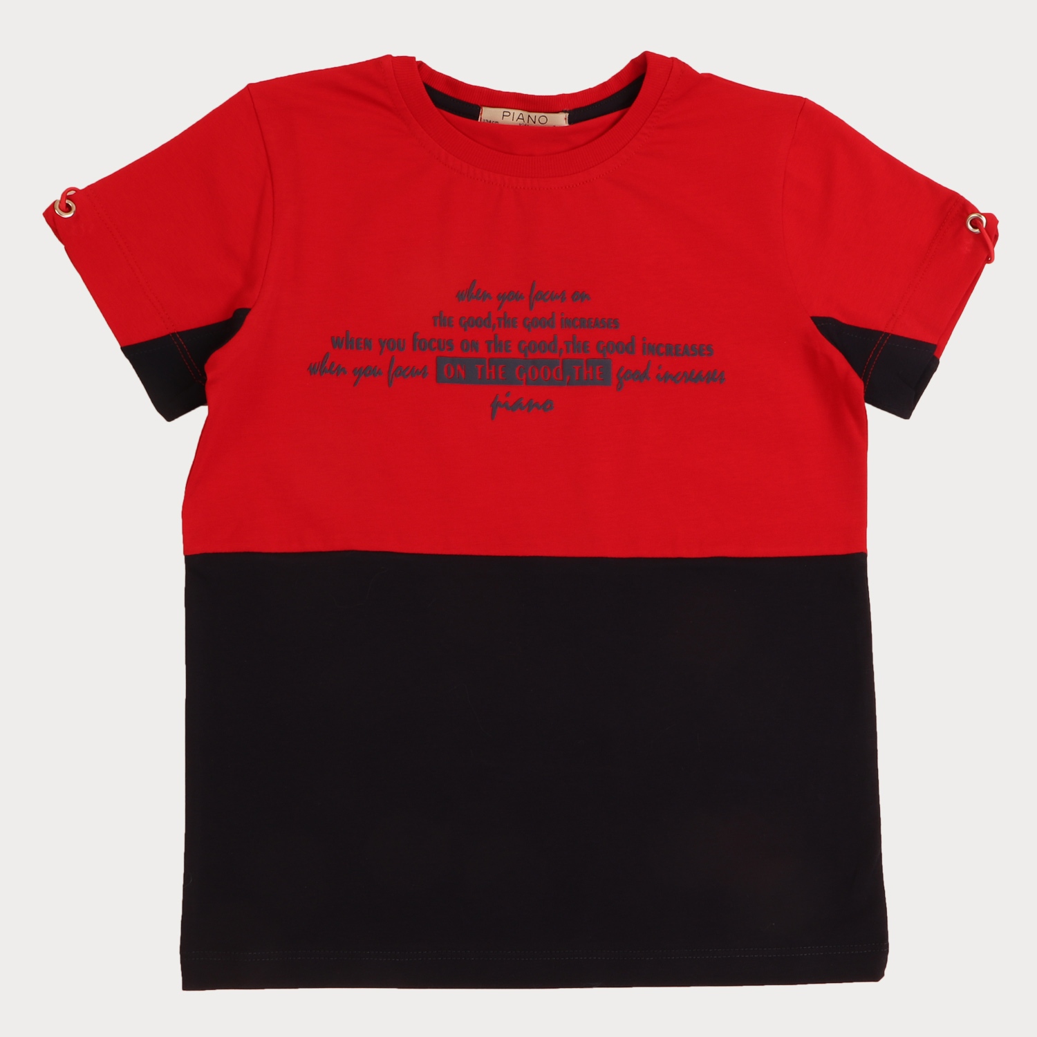 تیشرت ‏یکرو لایکرا آستین گت دار